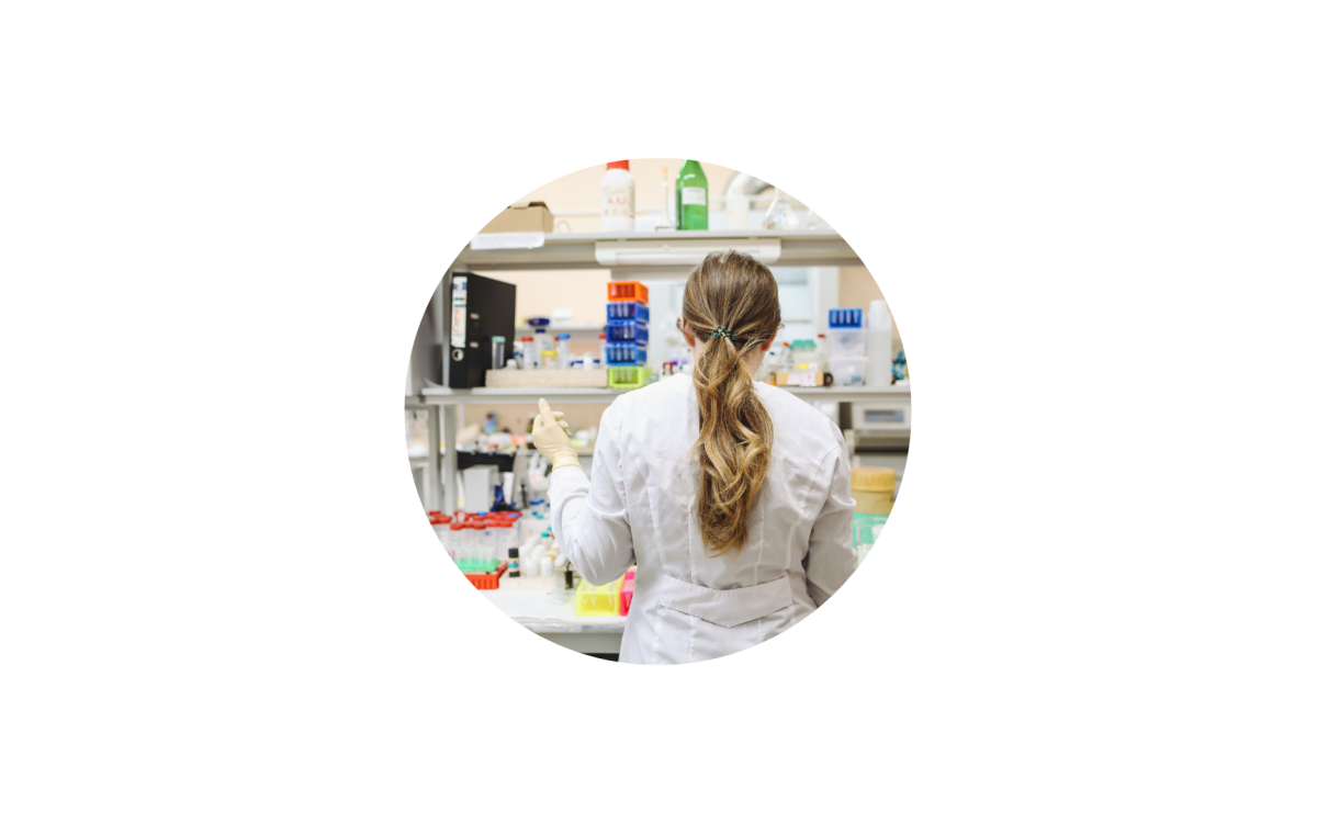 Photograph of a pharmacy worker